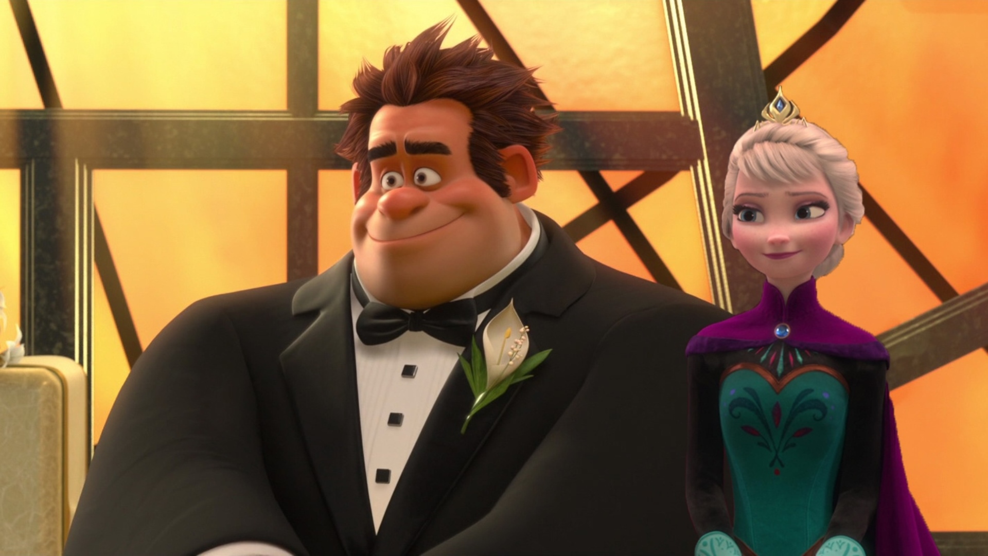 Elsa with Ralph by Jannodisney on DeviantArt