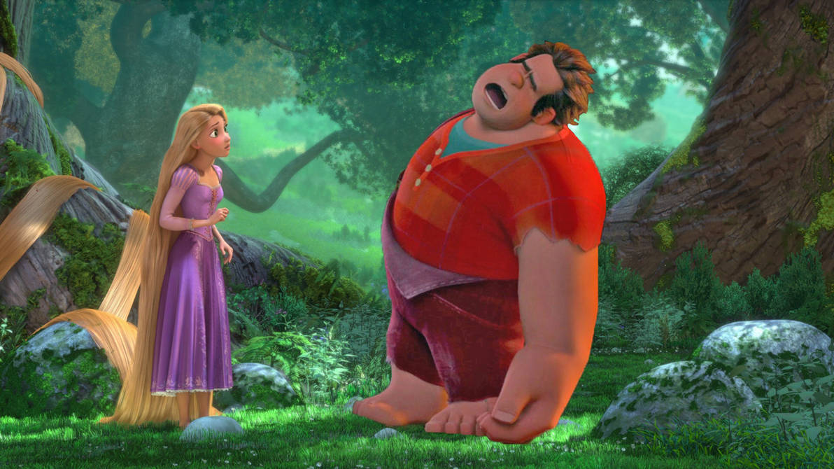 Ralph cries in front of Rapunzel by Jannodisney on DeviantArt