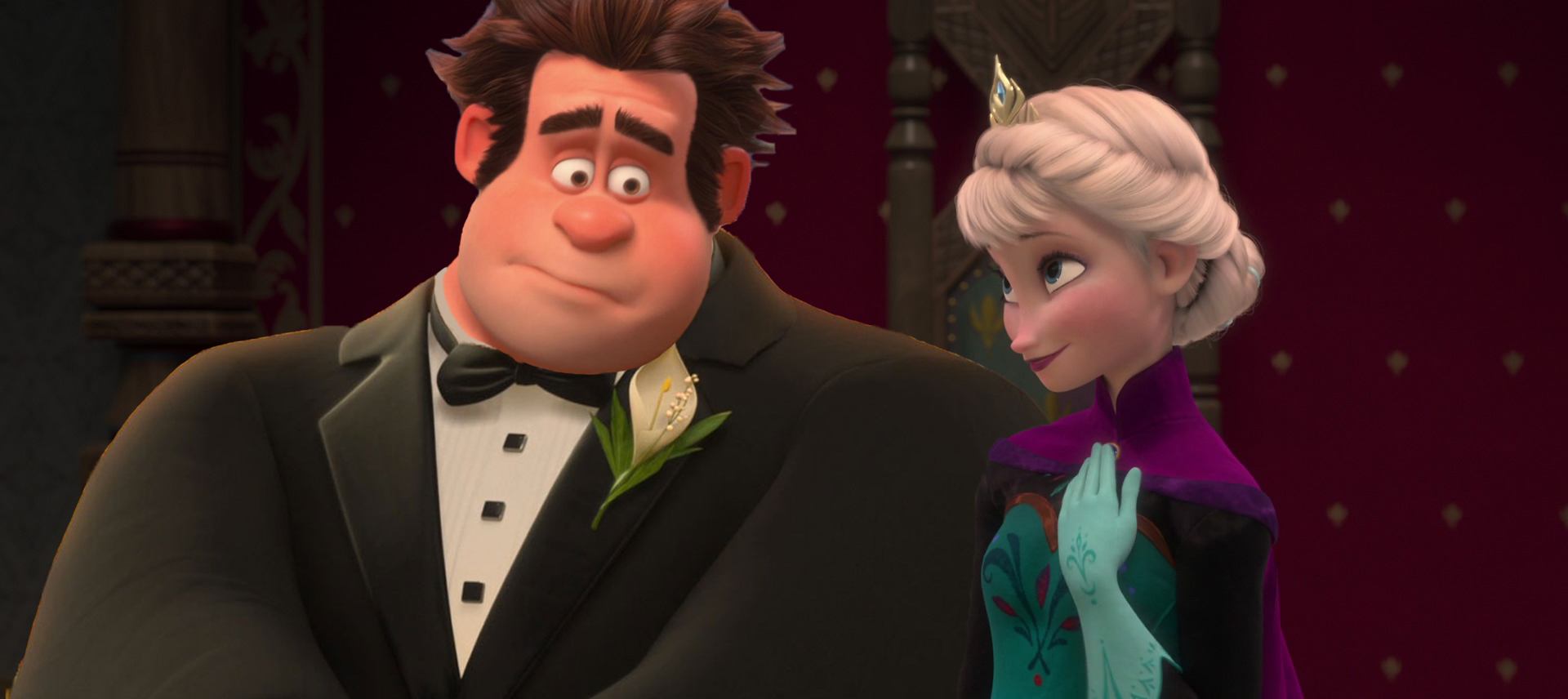 Ralph at Elsa's Coronation