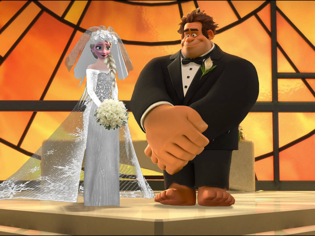 Ralph and Elsa's Wedding (Updated) by Jannodisney on DeviantArt