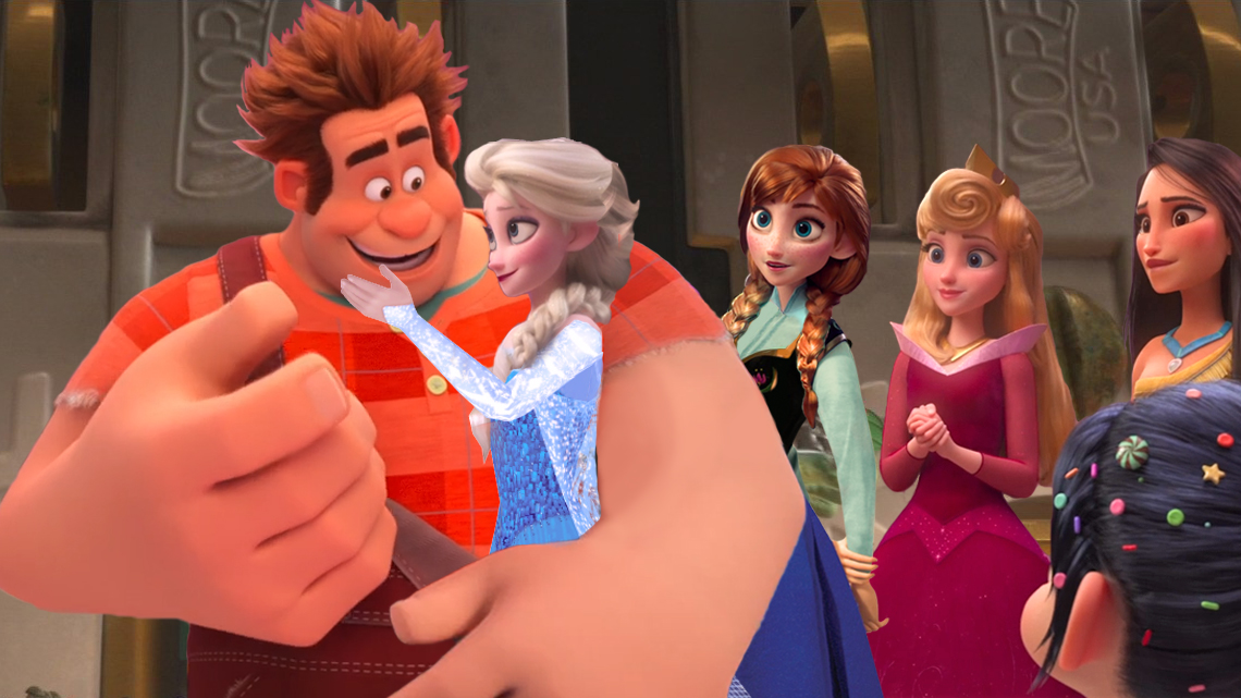 7. Elsa with Blue Hair in Ralph Breaks the Internet - wide 2