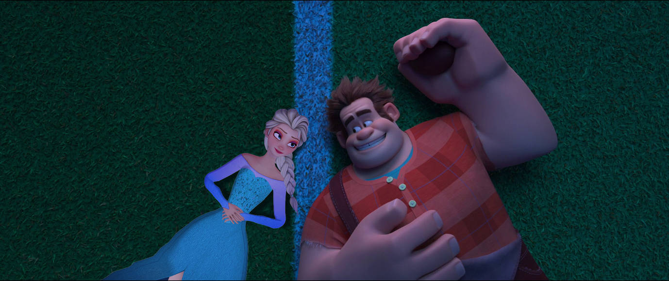Ralph and Elsa Lie Down Together by Jannodisney on DeviantArt