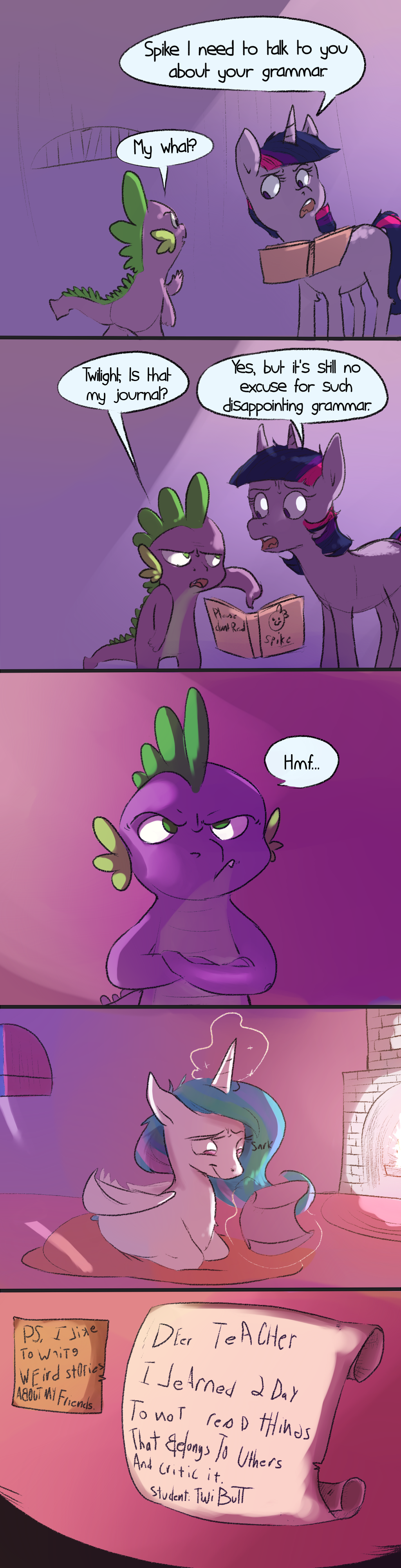 How spike got a dictionary for his birthday