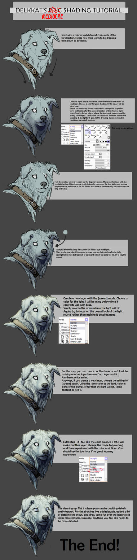 Shading tutorial by Delkkat on DeviantArt