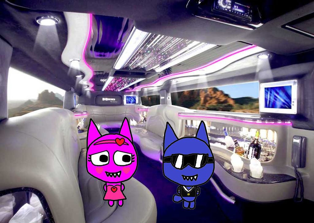 Deviantart Limo Me and Uglydog in a limo by Raymanlover2018 on DeviantArt