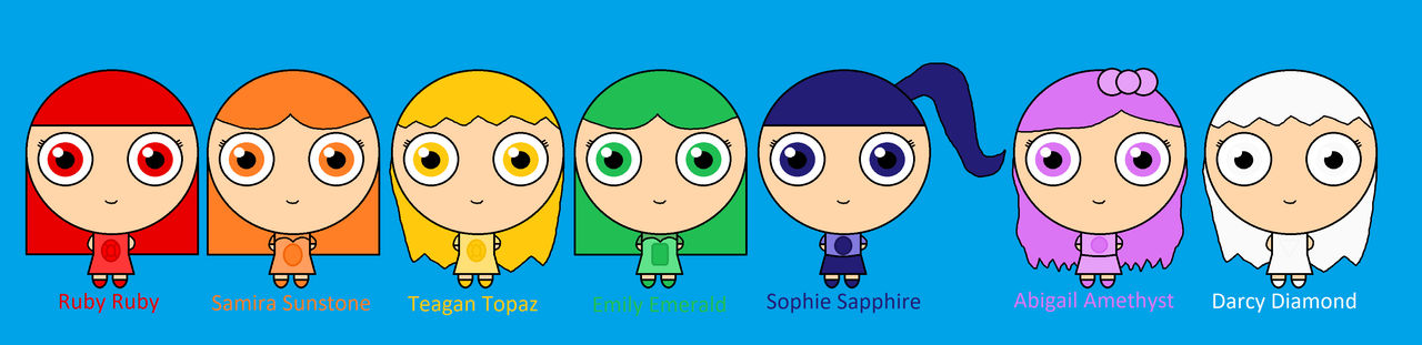 Colors OC's in my style part 11 by Raymanlover2018 on DeviantArt