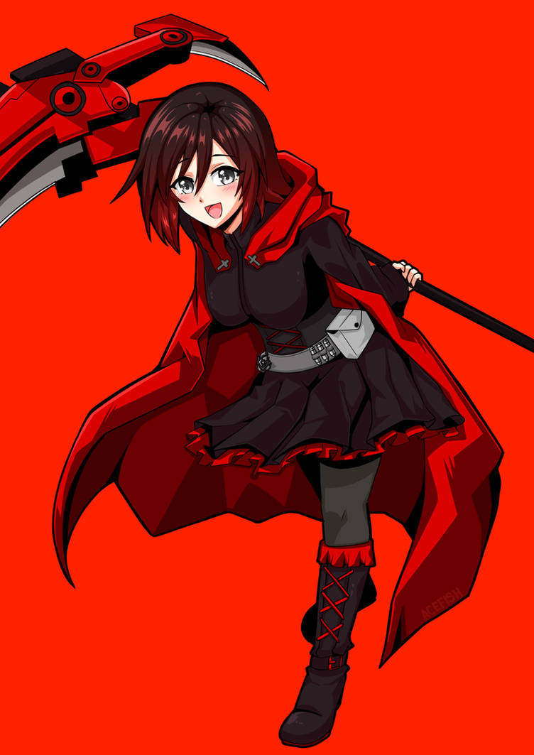 Commission Ruby Rose RWBY By Acefishy On DeviantArt commission-ruby-rose-rwby-by-acefishy-on-deviantart