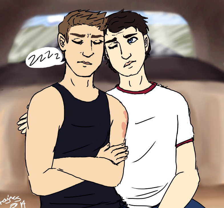 Dean and Cas In The Imapala I Guess