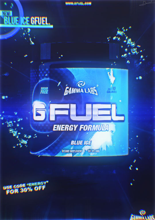 Advertisement-GFUEL-BLUE-ICE by Daniel-Graphics on DeviantArt