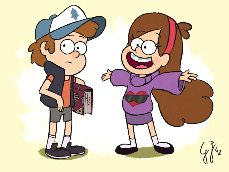 Gravity Falls - Mabel, Dipper and the Book