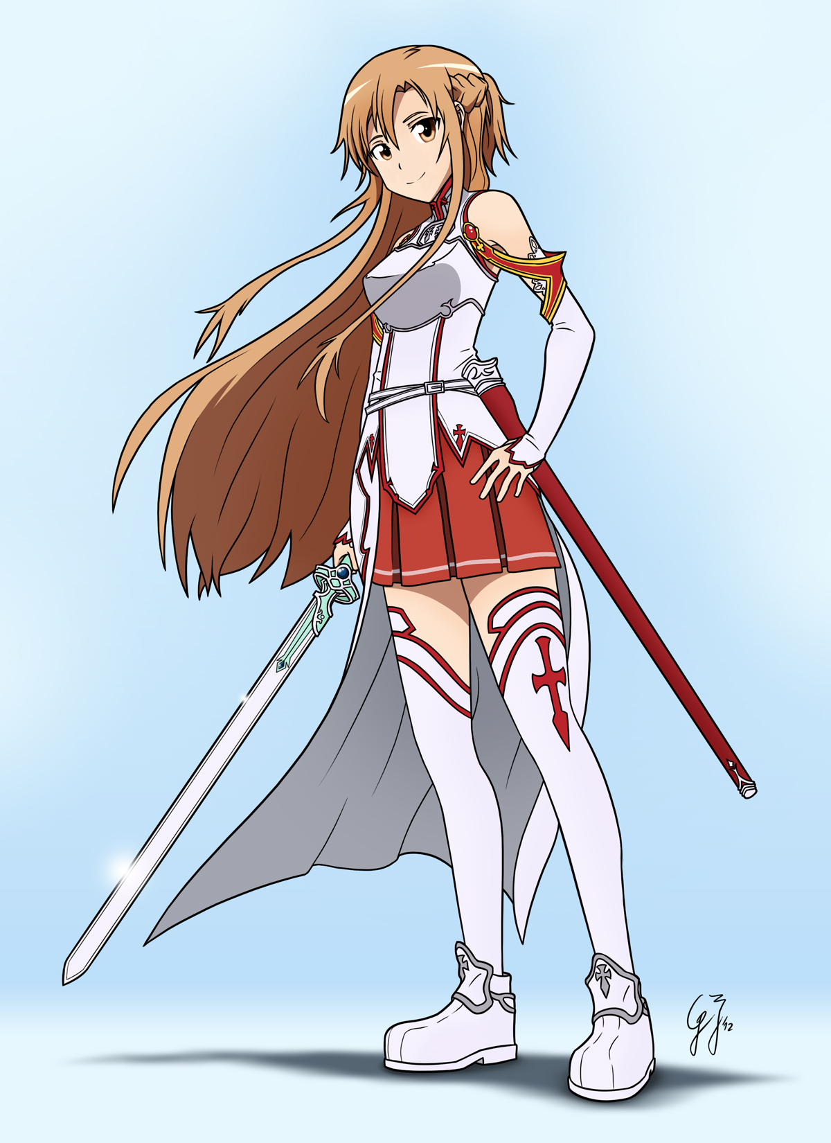 Asuna from Sword Art Online in Gacha Club by Angelo2012 on DeviantArt