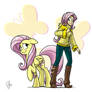 Human Ponidox Fluttershy
