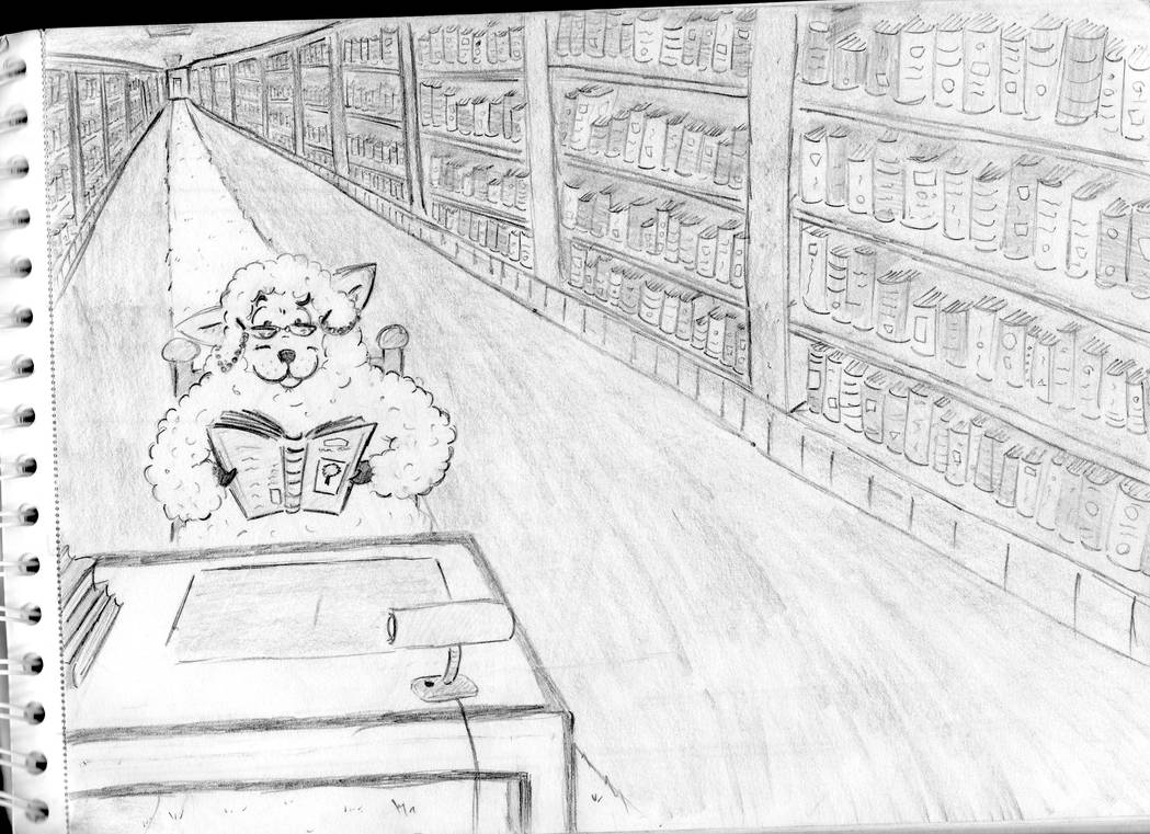 The librarian sheep by DoumiDraws on DeviantArt