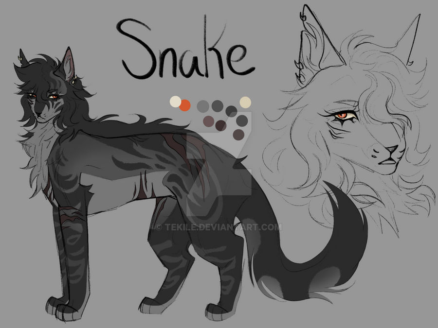 Snake updated reference sheet by Tekile on DeviantArt