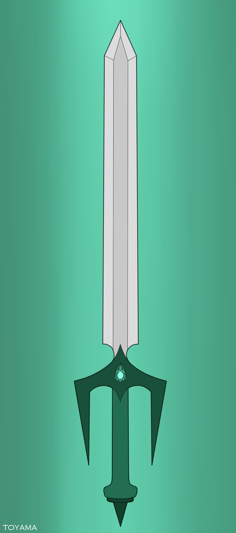 The Green Sword by toyamathekiller on DeviantArt