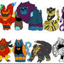 The protagonists of S.O.M. (ARK Elemental Animals)