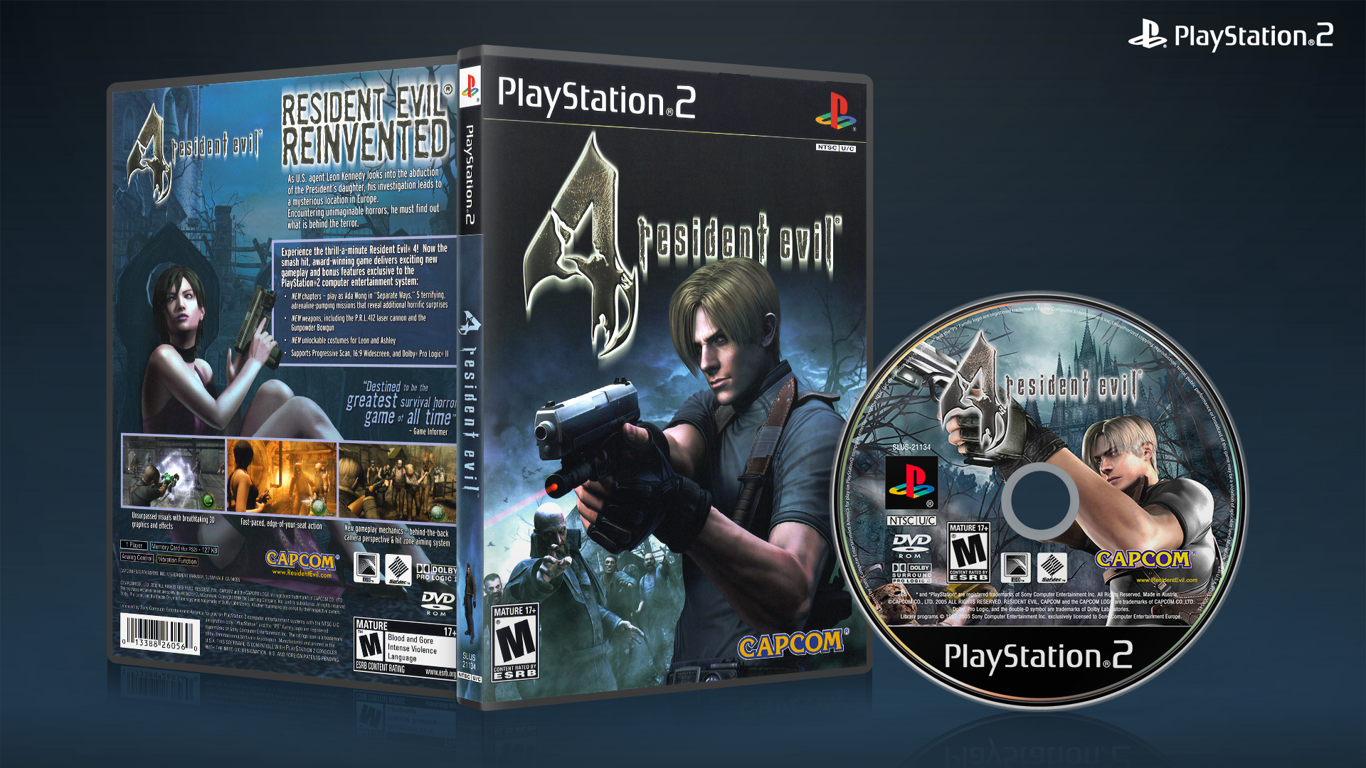 PS2- Resident Evil 4 - DVD Cover 01 by XOVYANT on DeviantArt.
