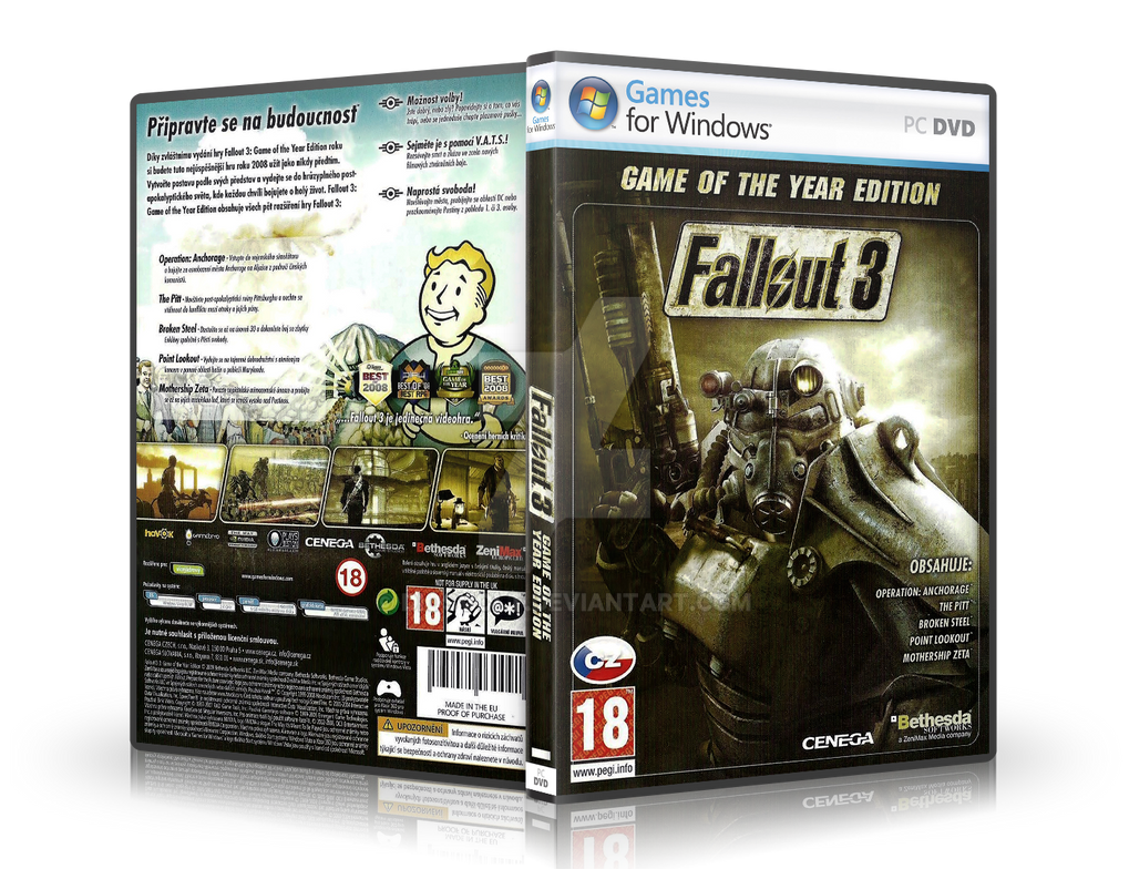 Fallout 3 GOTY retail cover by diosvolt on DeviantArt