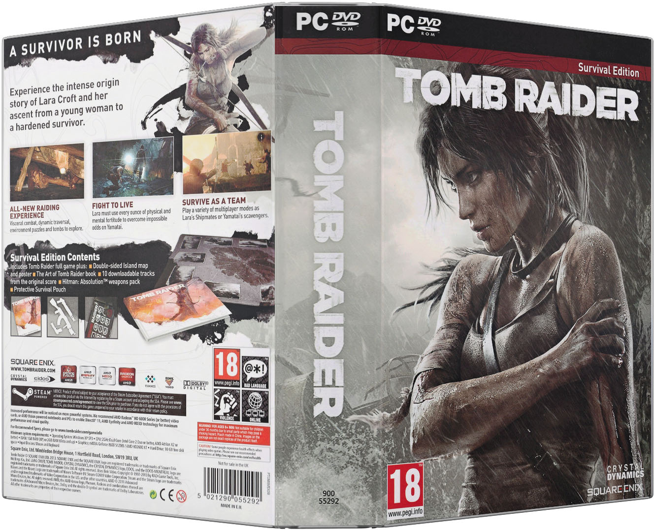 Tomb Raider - Survival Edition dvd cover PC by diosvolt on DeviantArt