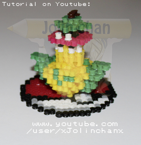 Victreebel Perler Bead 3D Tutorial