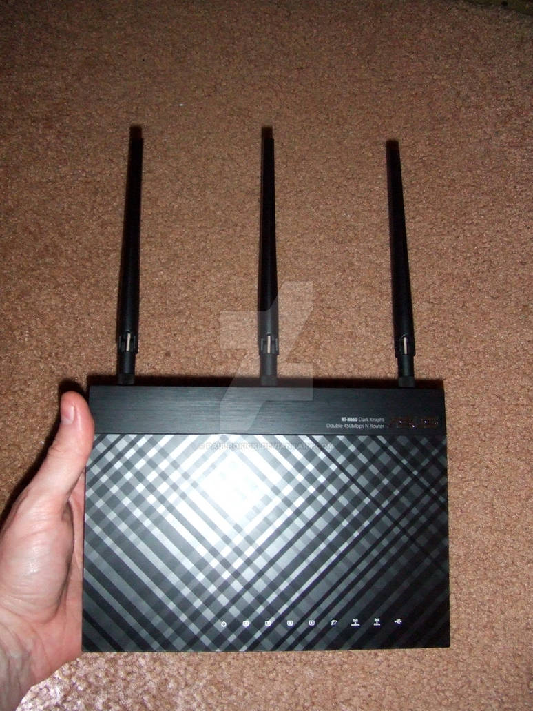 ASUS RT-N66U N900 Dual Band Gigabit Router front by PaulRokicki on ...