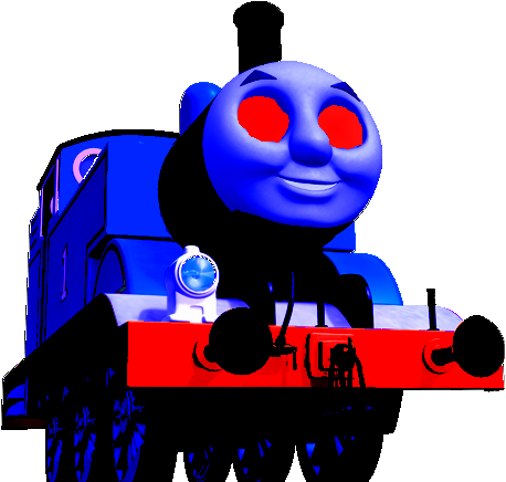 Dark Thomas the tank engine by Gracielarobles on DeviantArt