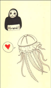 friend and jellyfish