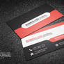 Stylish Modern Tab Design Business Card Template