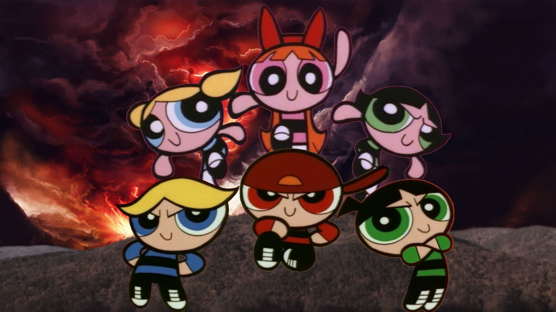 Rowdyruff Boys and Powerpuff Girls Wallpaper by Drumsweiss on DeviantArt