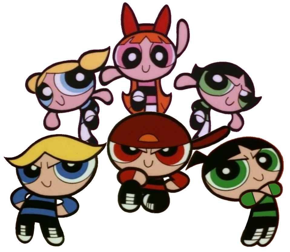 Rowdyruff Boys and Powerpuff Girls Render 2 by Drumsweiss on DeviantArt