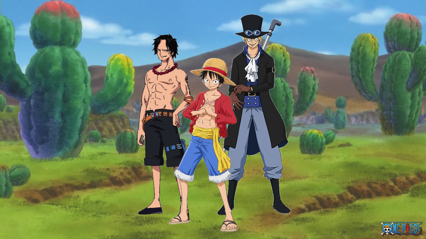 Luffy Ace Sabo Wallpaper by Drumsweiss on DeviantArt Luffy Ace Sabo Wallpaper by Drumsweiss on DeviantArt