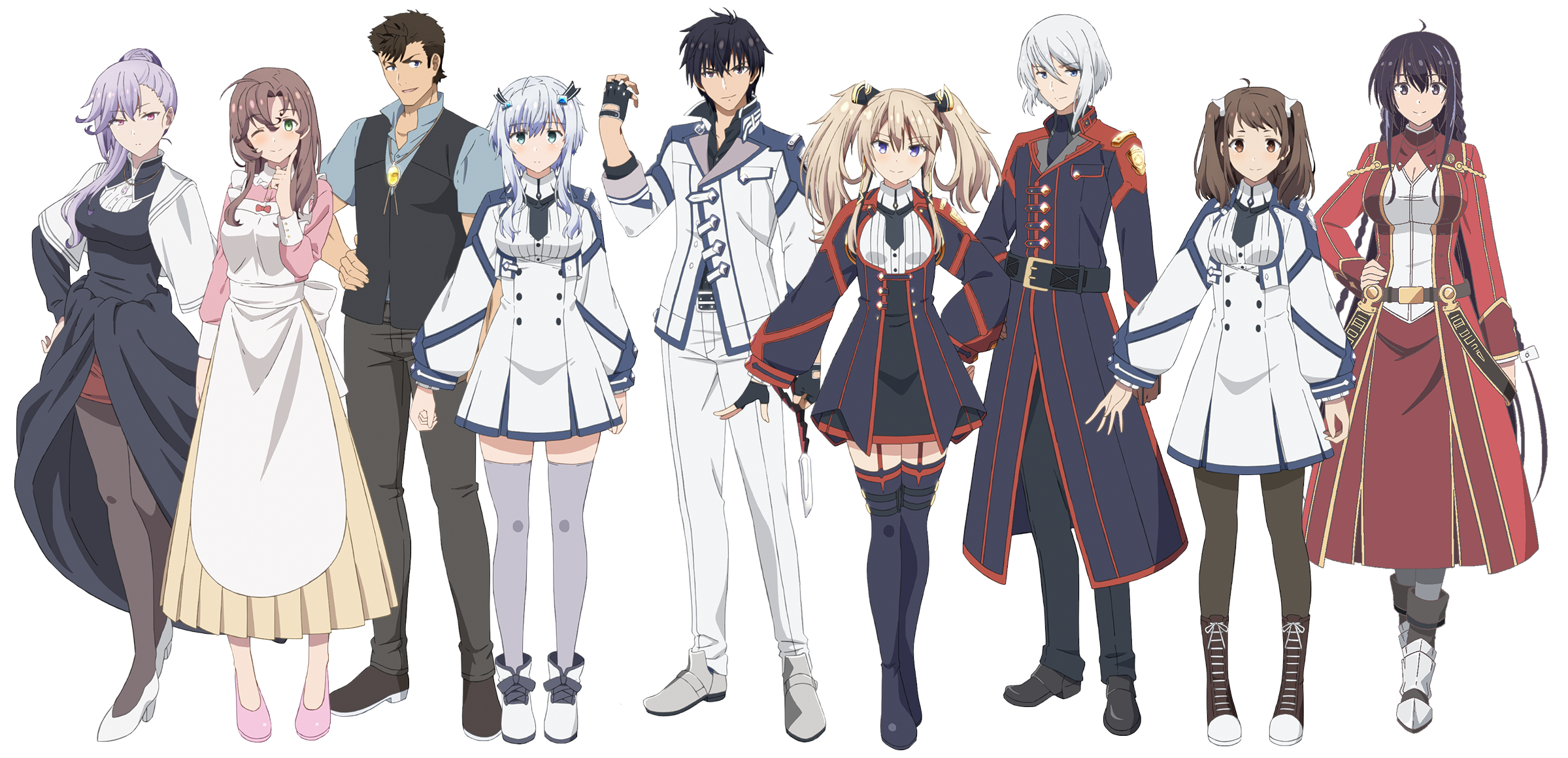 Characters appearing in The Misfit of Demon King Academy 2 Anime