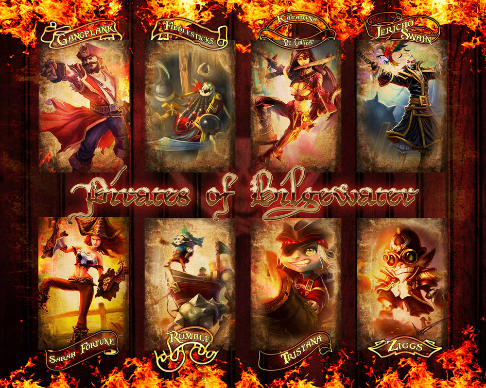 Pirates of Bilgewater Wallpaper by PaoloPuzza