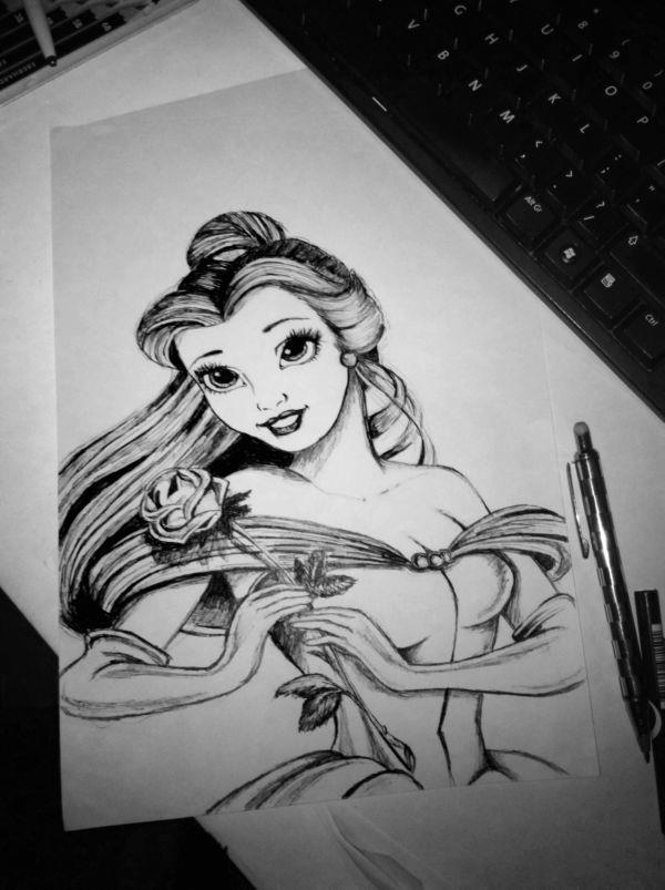 Drawing Belle From Beauty And The Beast Disney By Cliien On Deviantart Drawing Belle From Beauty And The Beast Disney By Cliien On Deviantart