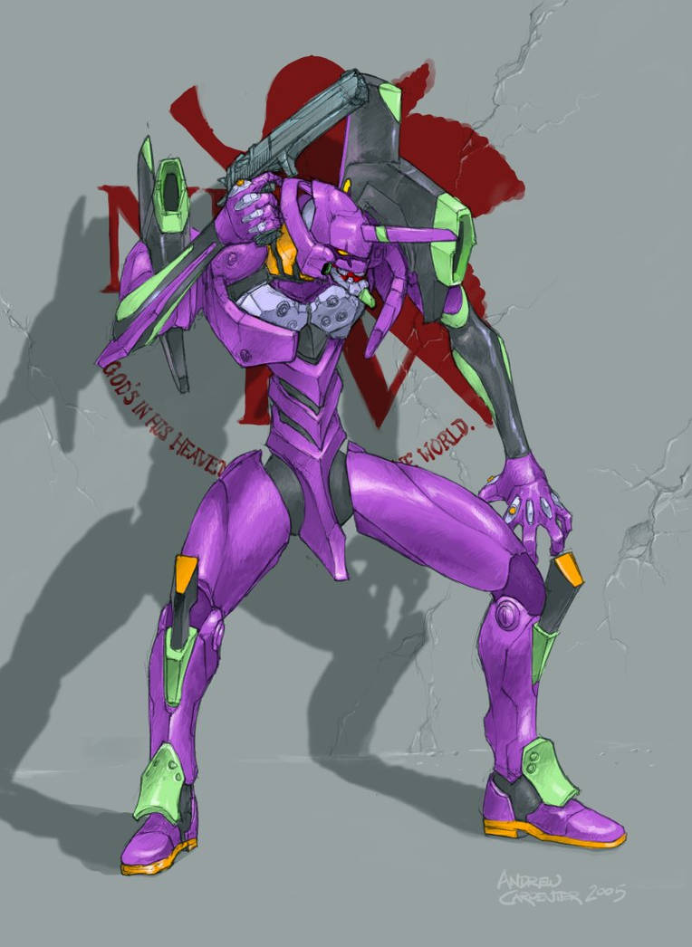 Evangelion Unit 01 by StudioKagato on DeviantArt