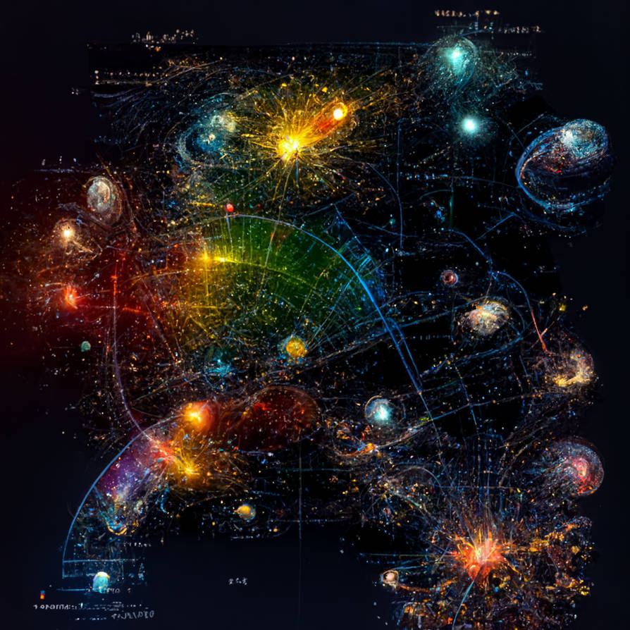 star/galaxy map illustration Series 3 No#1 by Melodyver on DeviantArt