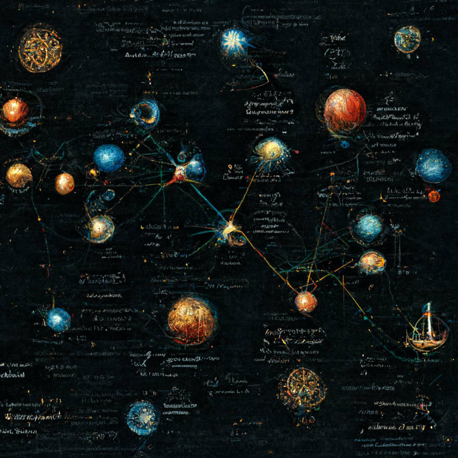 star/galaxy map illustration Series 3 No#3 by Melodyver on DeviantArt