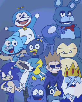 Blue Characters