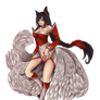 Ahri the nine tailed fox