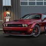Loona and Dodge Challenger hellcat