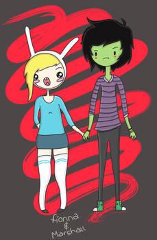 Fionna and Marshall Lee