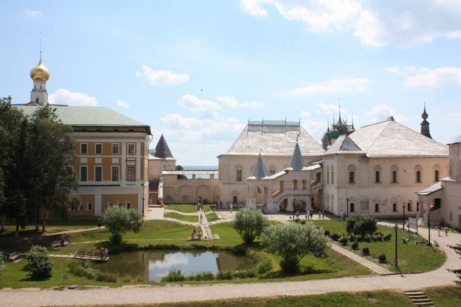 The courtyard in the kremlin