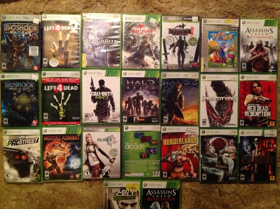 Xbox 360 Collection Types Xbox 360 Collection by Turtles64 on DeviantArt