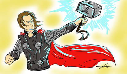 Sam as Thor