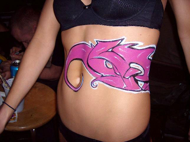 Graffiti body art