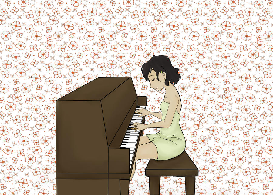 nova and her piano