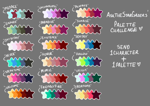 comment a character and color palette!! by mouuuuseeee on DeviantArt