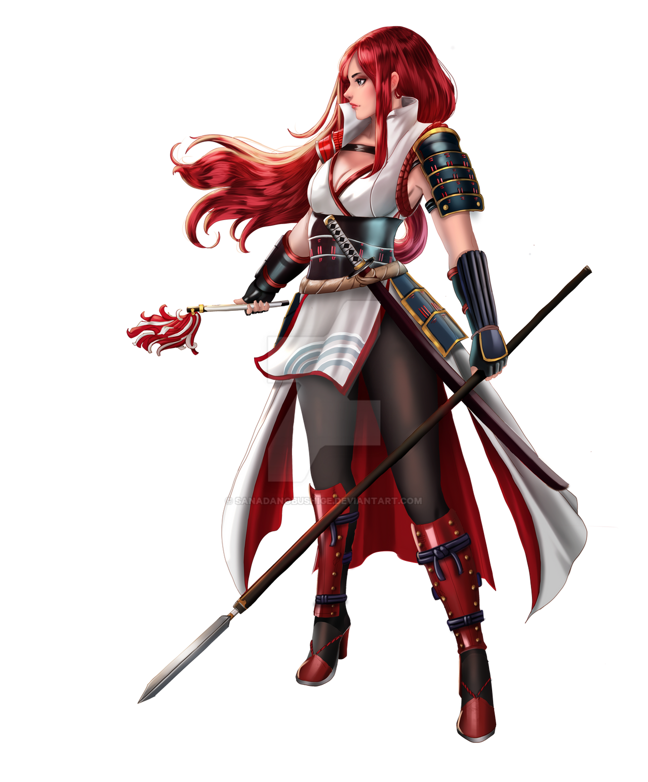 Female Samurai #2 by sanadanobushige on DeviantArt
