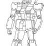 RGM-79c GM Kai Free Lineart