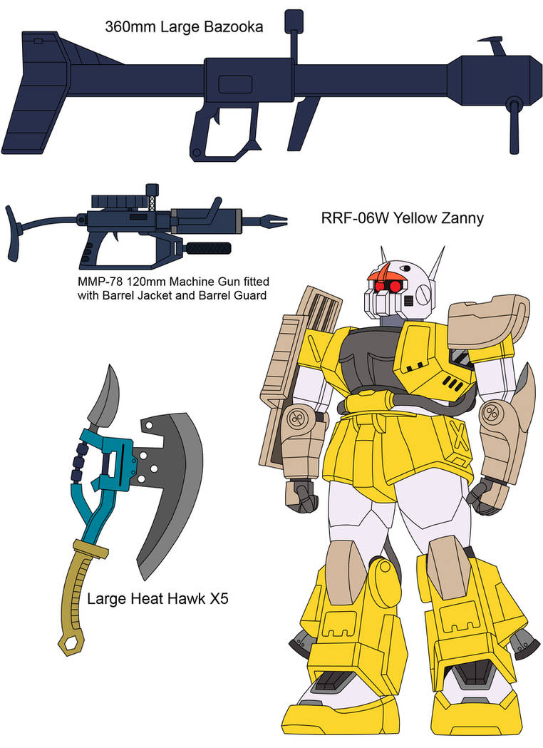 RRf-06W Yellow Zanny by DaiGuard78 on DeviantArt